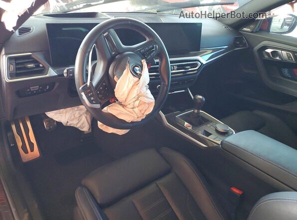 3MF13DM00P8D48987 2023 BMW M2 Red წინა პანელის ხედი