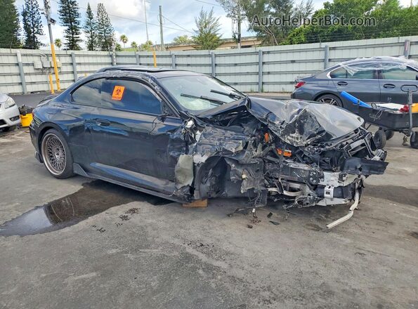3MF13DM00R8E32312 2024 BMW M2 Черный Передняя правая четверть