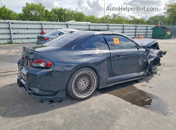 3MF13DM00R8E32312 2024 BMW M2 Черный Задняя правая четверть
