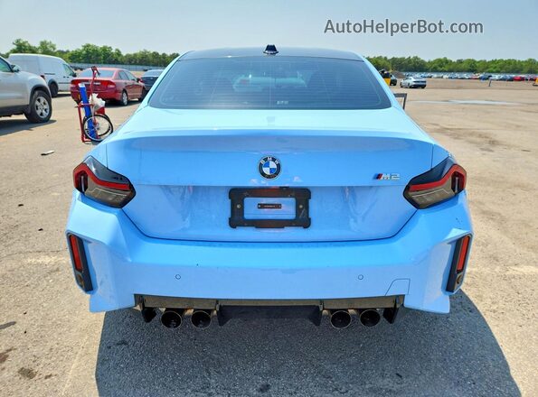 3MF13DM01R8E71314 2024 BMW M2 Blue Vista trasera