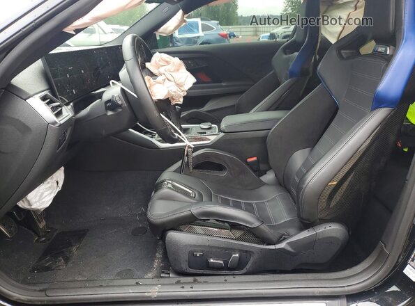 3MF13DM01R8E83320 2024 BMW M2 Black Widok wnętrza z przodu