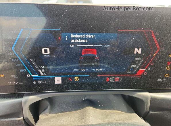 3MF13DM03R8E16069 2024 BMW M2 Black Սարքավորումների վահանակի տեսք