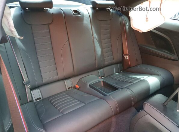 3MF13DM04P8D41413 2023 BMW M2 Black უკანა სავარძლების ხედი