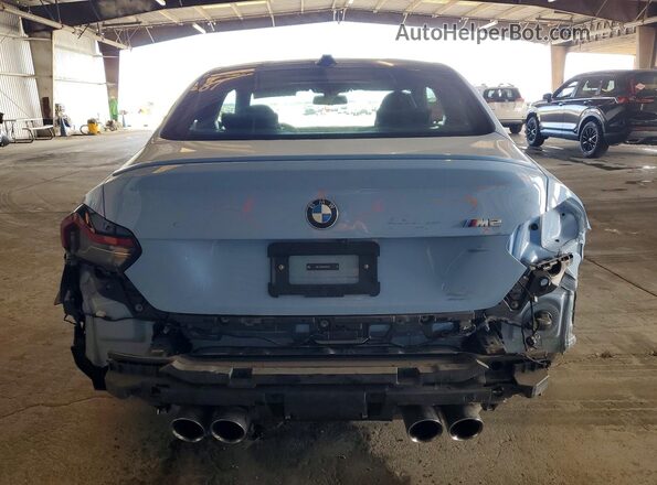3MF13DM05R8E51857 2024 BMW M2 Blue Հետևի տեսք