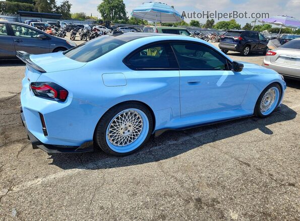 3MF23DM01S8F08582 2025 BMW M2 Blue უკანა მარჯვენა