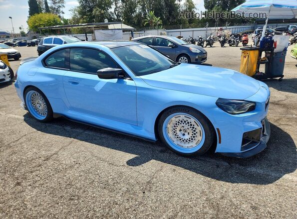 3MF23DM01S8F08582 2025 BMW M2 Blue წინა მარჯვენა