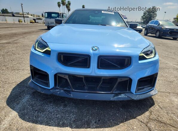 3MF23DM01S8F08582 2025 BMW M2 Blue წინა ხედი