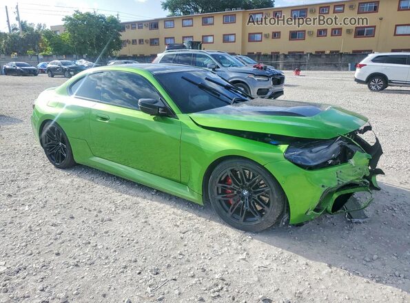 3MF23DM05S8F24459 2025 BMW M2 Green Front right