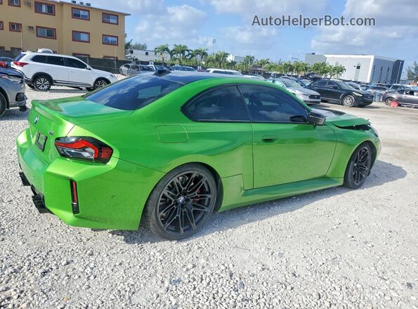 3MF23DM05S8F24459 2025 BMW M2 Green Rear right