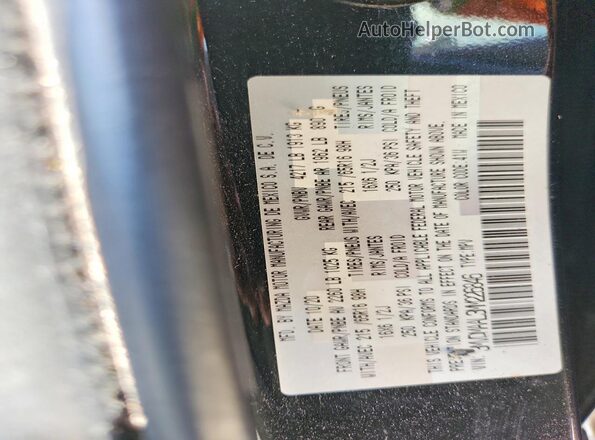 3MVDMAAL3MM226846 2021 MAZDA CX-30 Black VIN sticker view