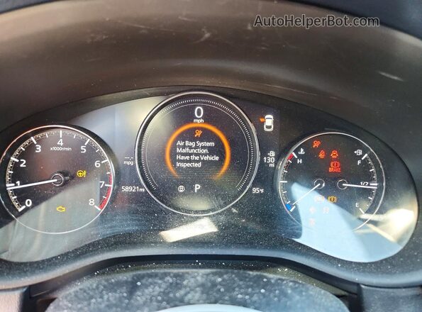 3MVDMABL0MM210537 2021 MAZDA CX-30 Charcoal Instrument cluster view