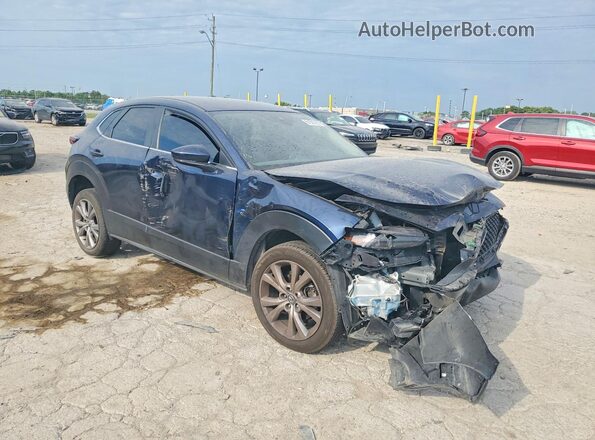 3MVDMABL0MM235549 2021 MAZDA CX-30 Синий Передняя правая четверть