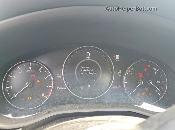 3MVDMABL0MM235549 2021 MAZDA CX-30 Синий Вид щитка приборов