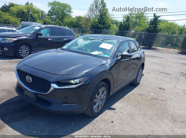 3MVDMABL1MM309142 2021 MAZDA CX-30 Black წინა მარცხენა ხედი სამი მეოთხედიდან