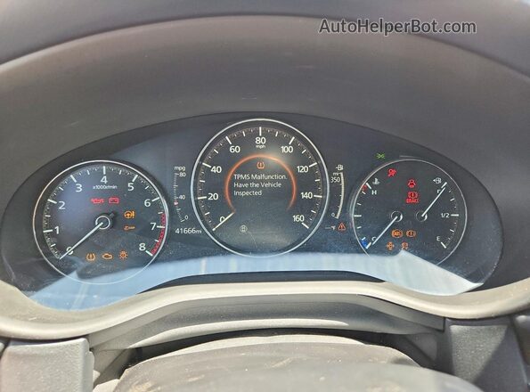 3MVDMABL7MM211006 2021 MAZDA CX-30 White Instrument cluster view
