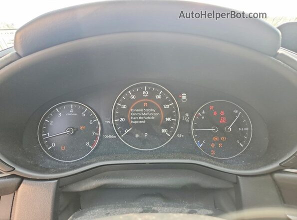 3MVDMACL8LM116239 2020 MAZDA CX-30 White Вид щитка приладів