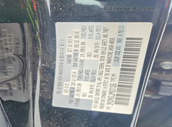 3MVDMADL2MM201089 2021 MAZDA CX-30 Black Widok naklejki z numerem VIN