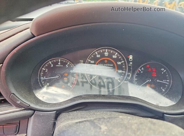 3MVDMADL2MM201089 2021 MAZDA CX-30 Black Widok zestawu wskaźników