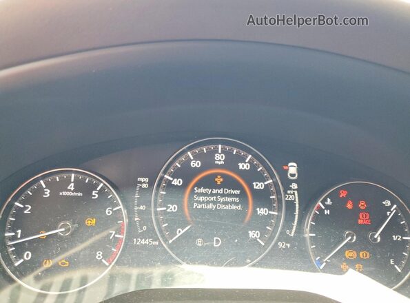3MVDMAEM5LM100389 2020 MAZDA CX-30 Gray Instrument cluster view