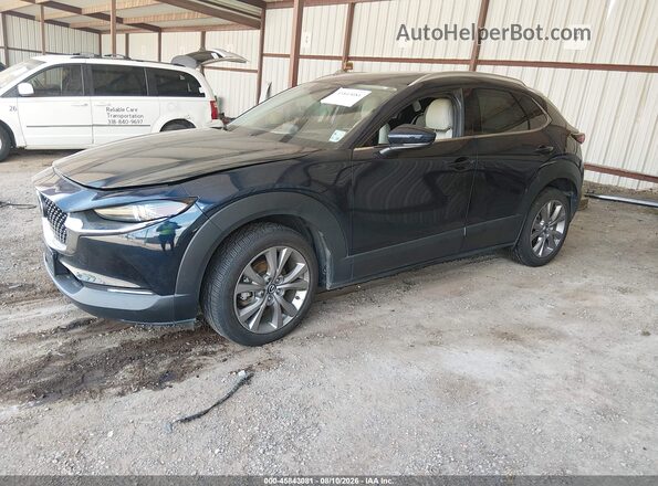 3MVDMAEM5LM123607 2020 MAZDA CX-30 Dark Blue Առջևի ձախ երեք քառորդ տեսարան