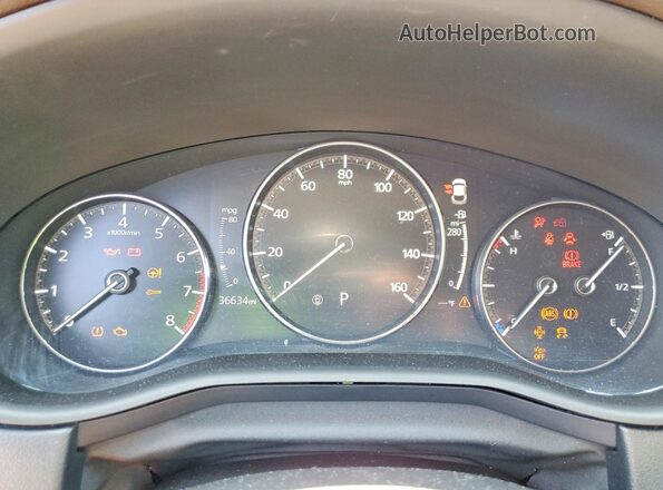 3MVDMAEM7LM134561 2020 MAZDA CX-30 Black Вид щитка приладів