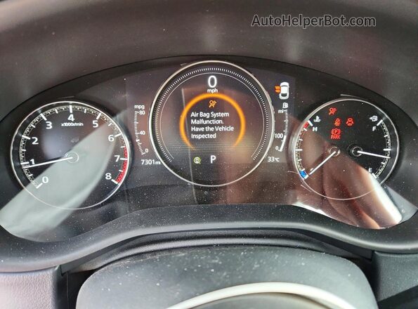3MVDMBAM4SM771840 2025 MAZDA CX-30 Синий Вид щитка приборов