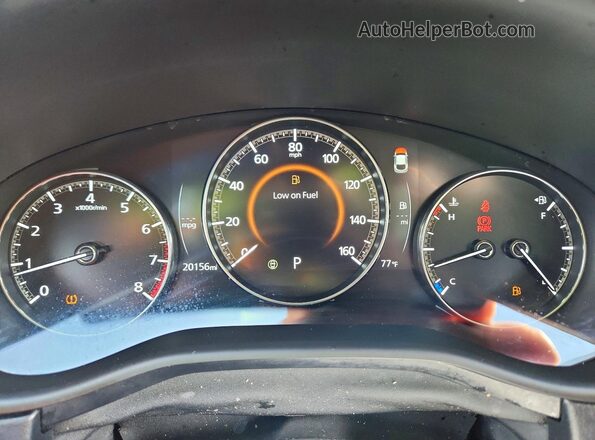 3MVDMBAM6SM808564 2025 MAZDA CX-30 White Instrument cluster view