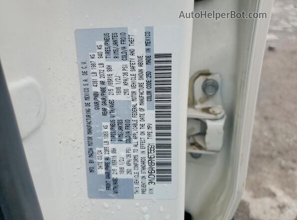 3MVDMBAM8RM675591 2024 MAZDA CX-30 Белый Панорамный вид салона 360°