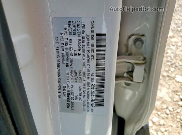 3MVDMBAY4NM414486 2022 MAZDA CX-30 Белый Вид наклейки с VIN-кодом