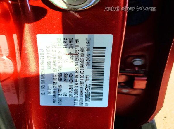 3MVDMBBL6MM301012 2021 MAZDA CX-30 Red Vista de la etiqueta del VIN