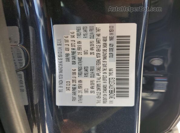 3MVDMBBL8TM137079 2026 MAZDA CX-30 Blue Vista de la etiqueta del VIN