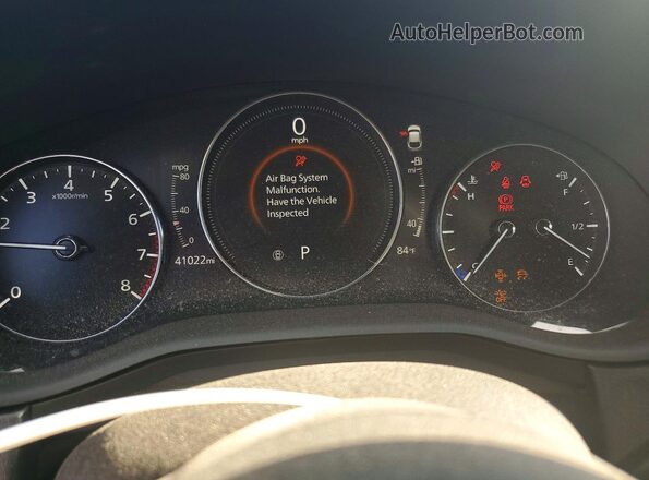 3MVDMBBL9NM428046 2022 MAZDA CX-30 White Widok zestawu wskaźników