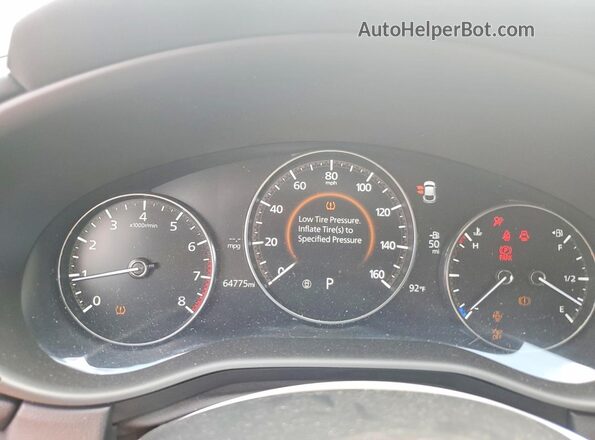 3MVDMBBM1PM559967 2023 MAZDA CX-30 White Вид щитка приладів