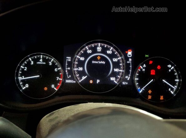 3MVDMBBM2RM658168 2024 MAZDA CX-30 Gray Instrument cluster view