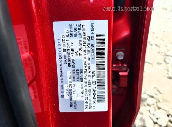3MVDMBBM3RM601106 2024 MAZDA CX-30 Red Widok komory silnika