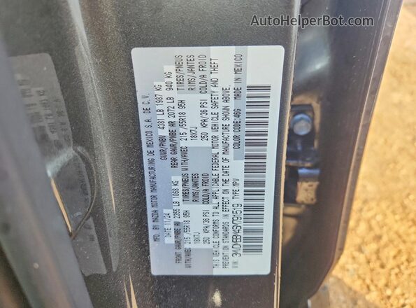 3MVDMBBM4SM791519 2025 MAZDA CX-30 Gray VIN კოდის სტიკერის ხედი