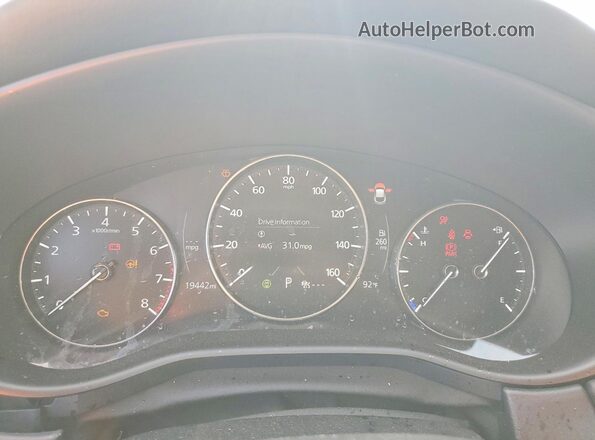 3MVDMBBM4SM853145 2025 MAZDA CX-30 Blue ხელსაწყოთა პანელის ხედი