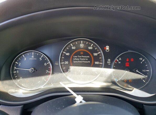 3MVDMBBM5PM551614 2023 MAZDA CX-30 White Vista del cuadro de instrumentos
