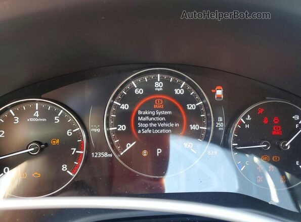 3MVDMBBM5SM856202 2025 MAZDA CX-30 Blue Вид щитка приладів