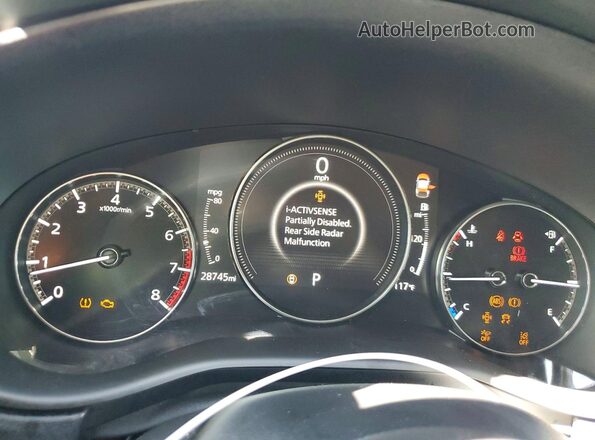 3MVDMBBM7RM669943 2024 MAZDA CX-30 Blue Vista del cuadro de instrumentos