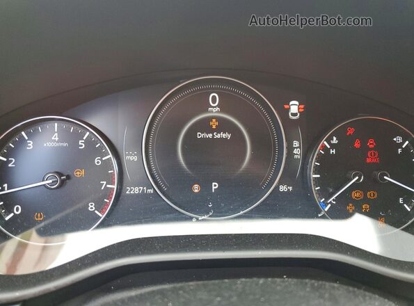 3MVDMBBM9RM677882 2024 MAZDA CX-30 Blue Vista del cuadro de instrumentos