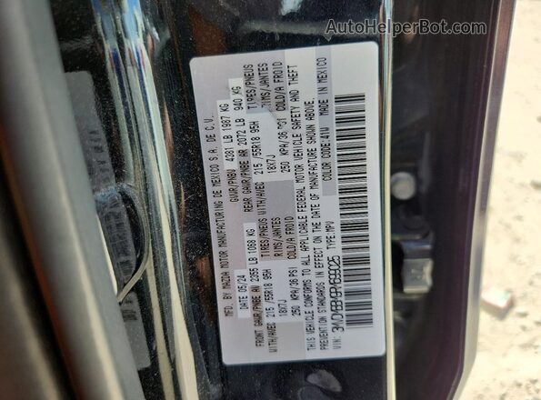 3MVDMBBM9RM699025 2024 MAZDA CX-30 Черный Вид наклейки с VIN-кодом