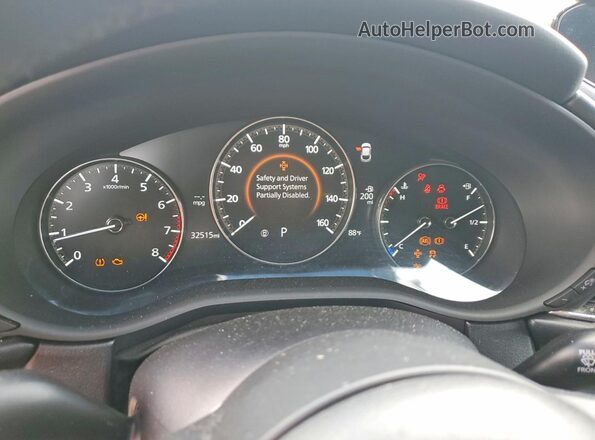 3MVDMBCL3NM407983 2022 MAZDA CX-30 Blue ხელსაწყოთა პანელის ხედი