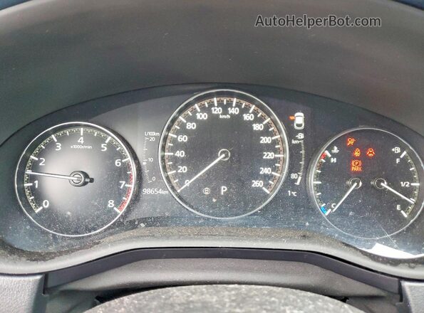 3MVDMBCL5MM260225 2021 MAZDA CX-30 Black Instrument cluster view