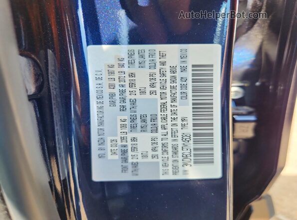 3MVDMBCL9TM146081 2026 MAZDA CX-30 Blue VIN კოდის სტიკერის ხედი