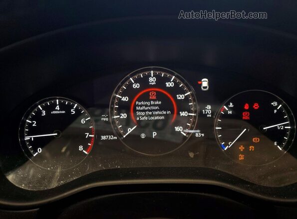 3MVDMBCM0PM588424 2023 MAZDA CX-30 Black ხელსაწყოთა პანელის ხედი