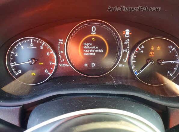 3MVDMBCM2PM508170 2023 MAZDA CX-30 Серый Вид щитка приборов