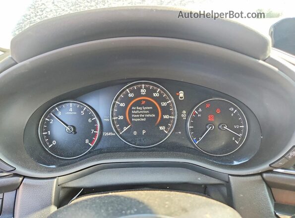 3MVDMBCM5PM522533 2023 MAZDA CX-30 Charcoal Սարքավորումների վահանակի տեսք