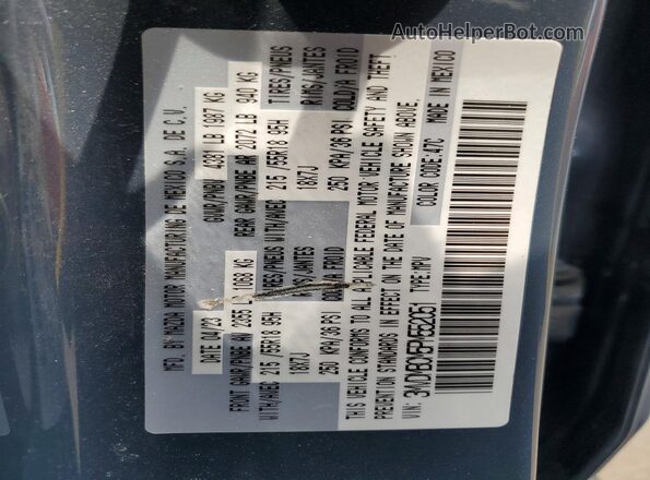 3MVDMBCM5PM552051 2023 MAZDA CX-30 Gray Widok naklejki z numerem VIN