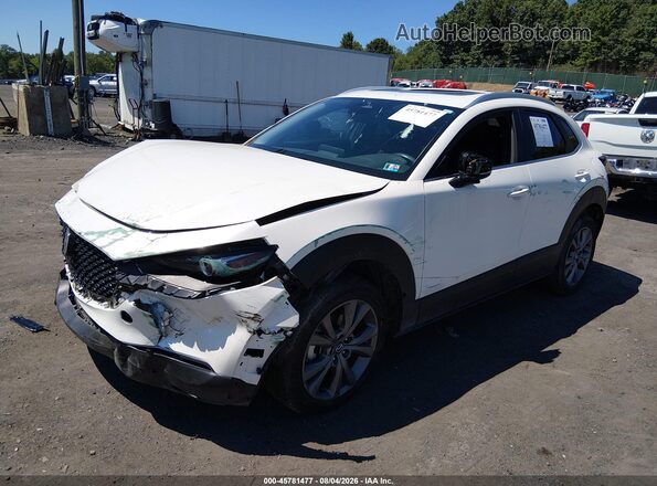 3MVDMBCM6SM821571 2025 MAZDA CX-30 White წინა მარცხენა ხედი სამი მეოთხედიდან